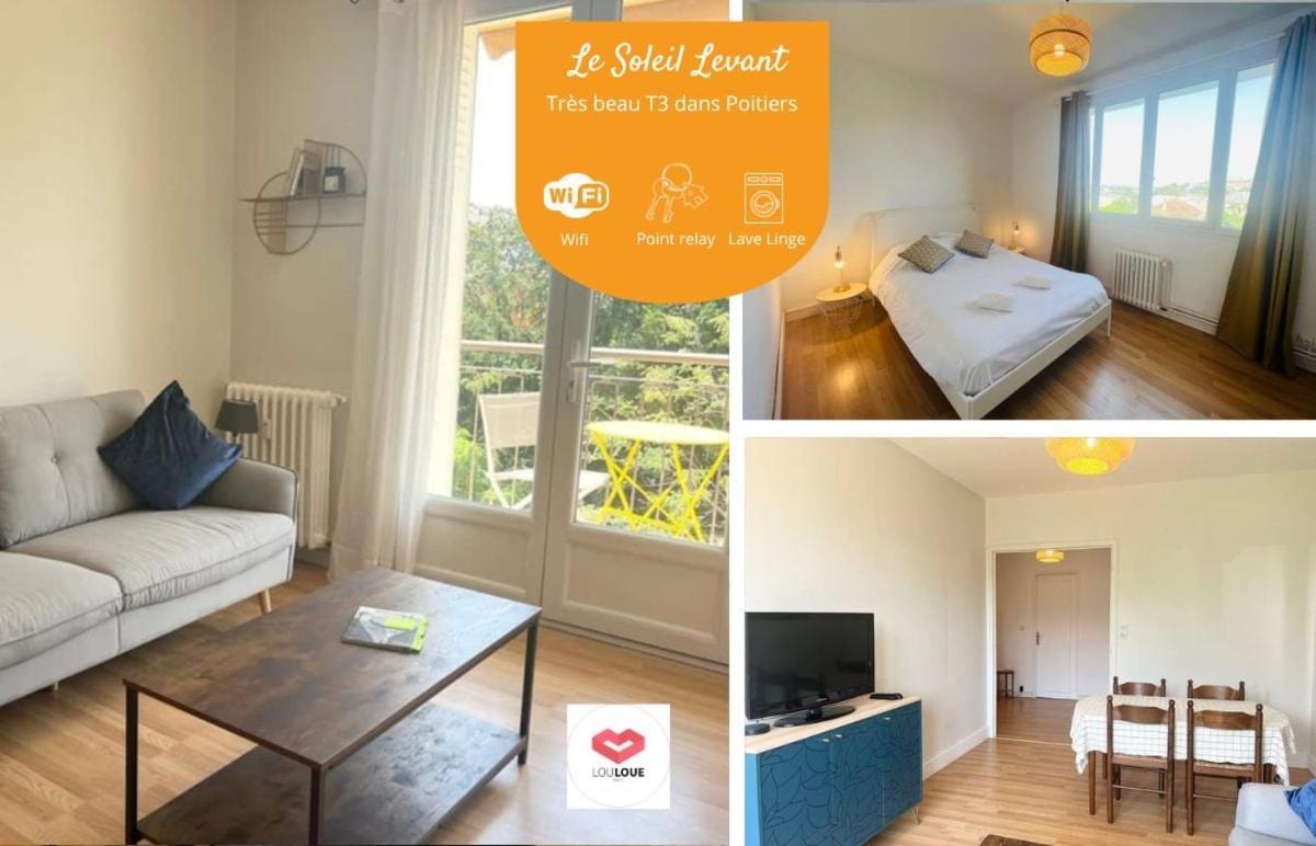 Le Soleil Levant - Beau T3 Moderne Et Lumineux Poitiers Exterior photo